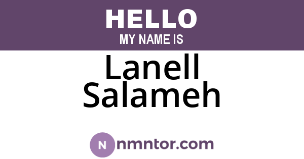 Lanell Salameh