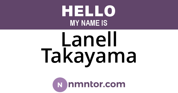 Lanell Takayama