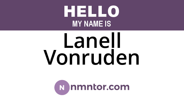 Lanell Vonruden