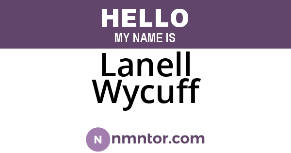 Lanell Wycuff