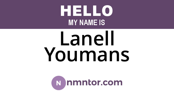 Lanell Youmans