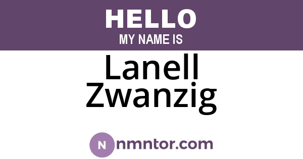 Lanell Zwanzig