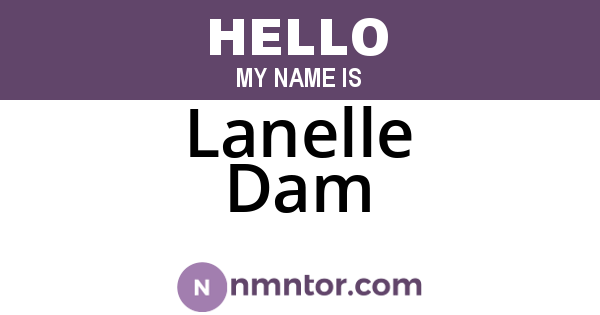 Lanelle Dam