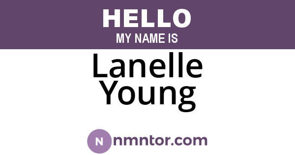 Lanelle Young
