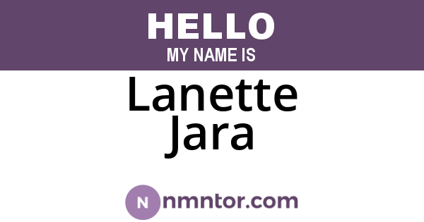 Lanette Jara
