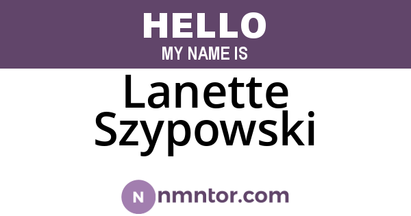 Lanette Szypowski