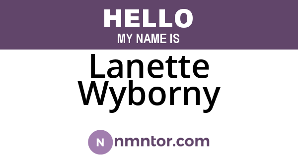 Lanette Wyborny