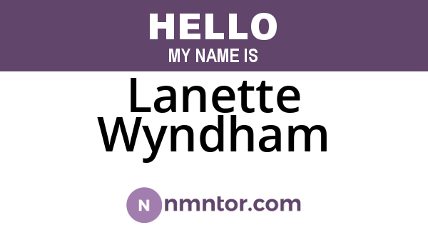Lanette Wyndham