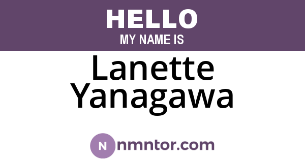 Lanette Yanagawa