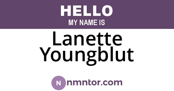 Lanette Youngblut