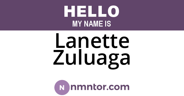 Lanette Zuluaga