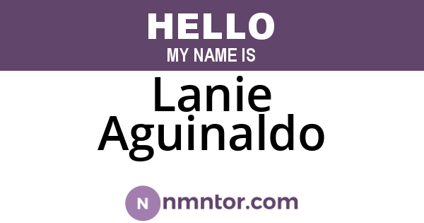 Lanie Aguinaldo