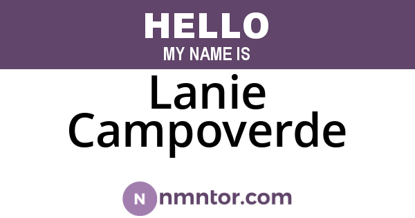 Lanie Campoverde