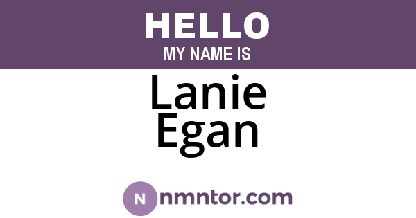 Lanie Egan