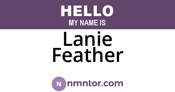 Lanie Feather
