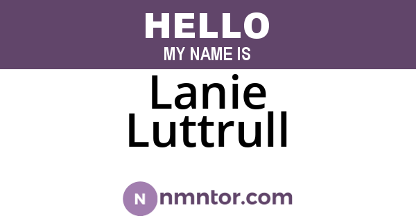 Lanie Luttrull