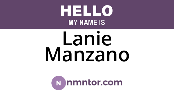 Lanie Manzano