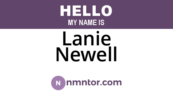 Lanie Newell