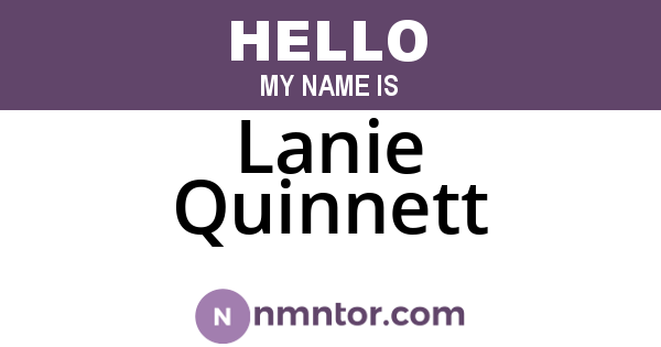 Lanie Quinnett