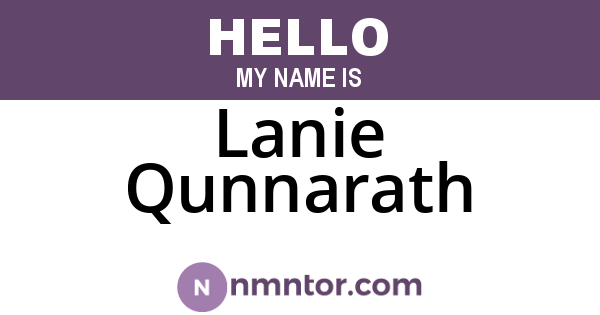 Lanie Qunnarath