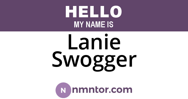 Lanie Swogger