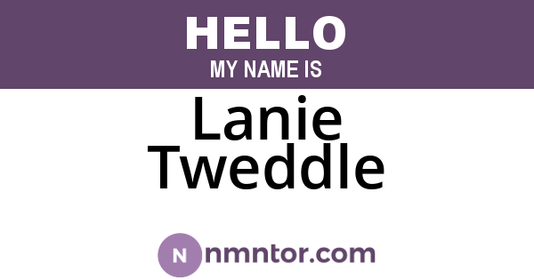 Lanie Tweddle