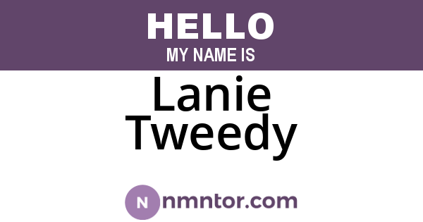 Lanie Tweedy