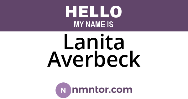 Lanita Averbeck