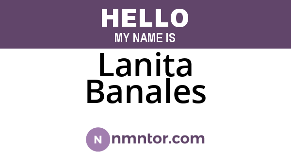 Lanita Banales