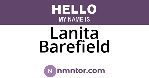 Lanita Barefield