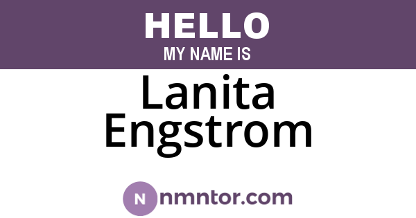 Lanita Engstrom
