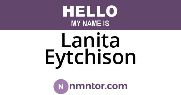 Lanita Eytchison