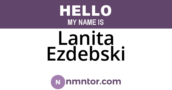 Lanita Ezdebski