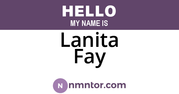 Lanita Fay