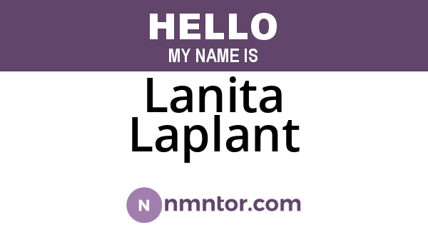 Lanita Laplant