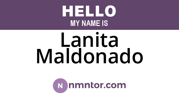 Lanita Maldonado