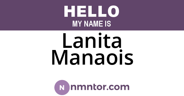 Lanita Manaois