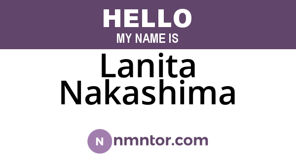 Lanita Nakashima