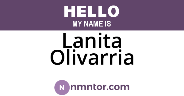 Lanita Olivarria