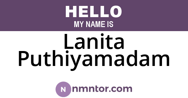 Lanita Puthiyamadam