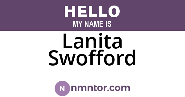 Lanita Swofford