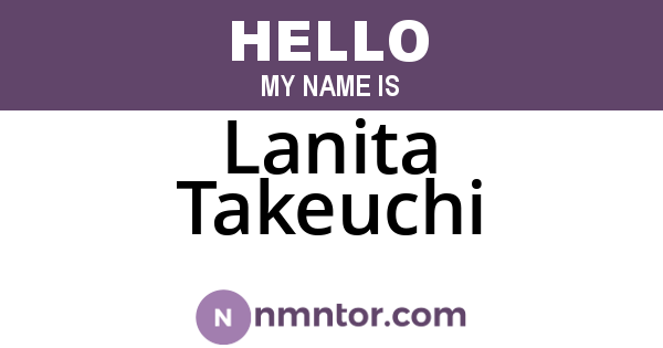 Lanita Takeuchi