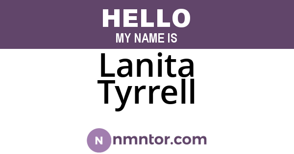 Lanita Tyrrell