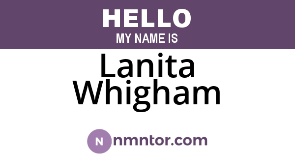Lanita Whigham