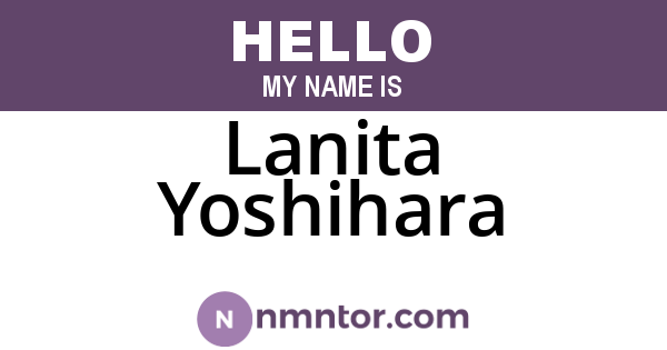 Lanita Yoshihara