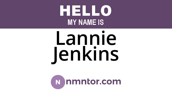 Lannie Jenkins