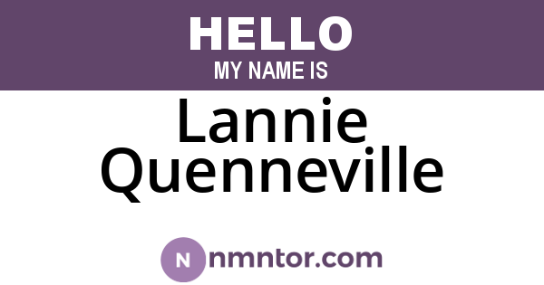 Lannie Quenneville