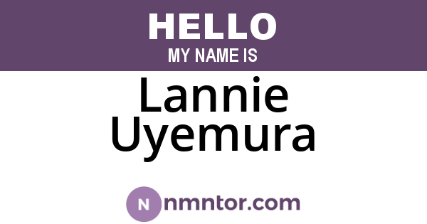 Lannie Uyemura
