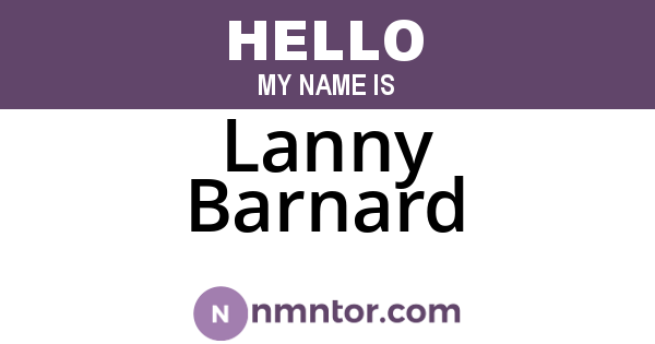 Lanny Barnard