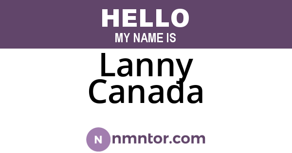 Lanny Canada